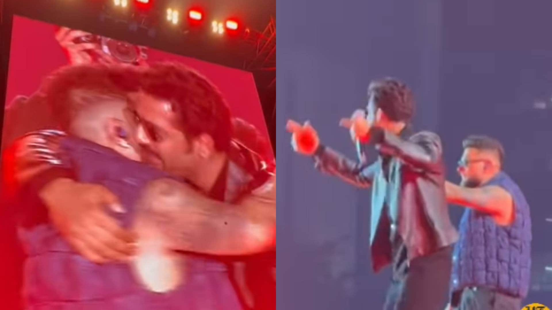 Vicky Kaushal shared a touching tribute for Karan Aujla as he went on stage during his Mumbai concert