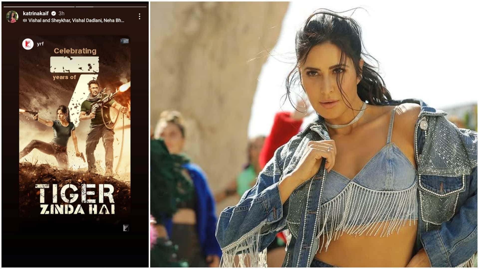 Katrina Kaif celebrates seven years of tiger zinda hai shared special post fans want tiger 4