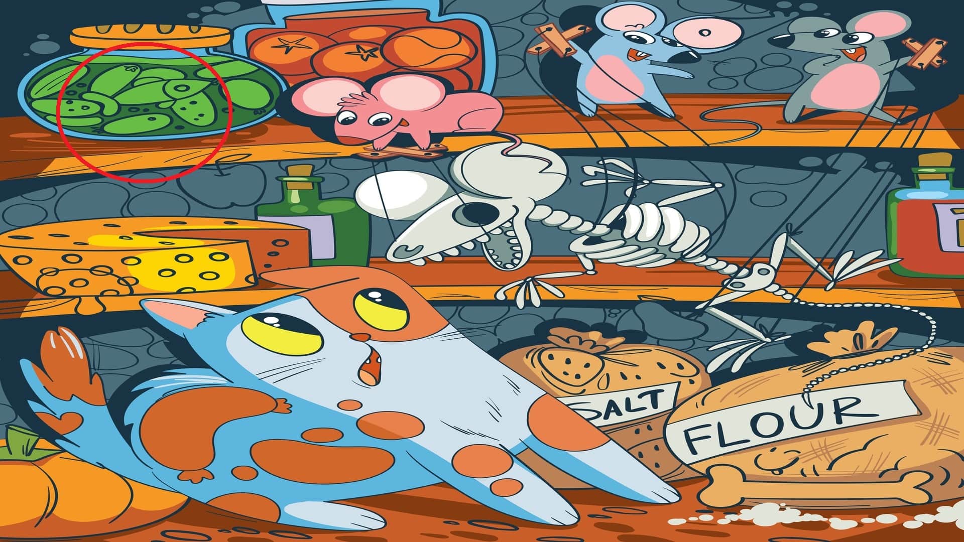 optical illusion iq test brain test eyes test if you have hawk eyes then find fish in 12 seconds