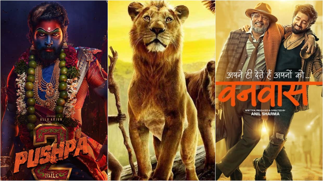 Box Office Report: Allu arjun Pushpa 2 The Rule Mufasa The Lion King and Vanvaas saturday collection report