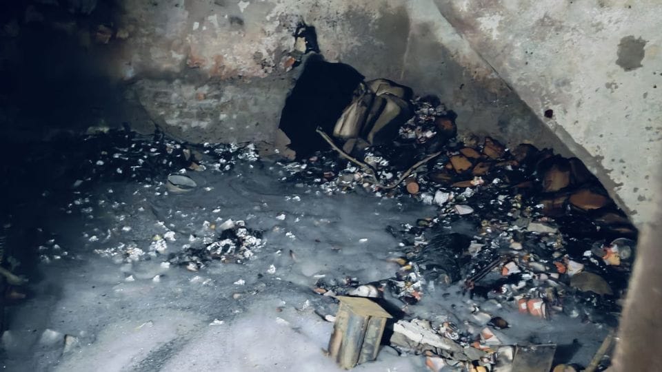 Massive fire breaks out in illegal firecracker factory in Delhi