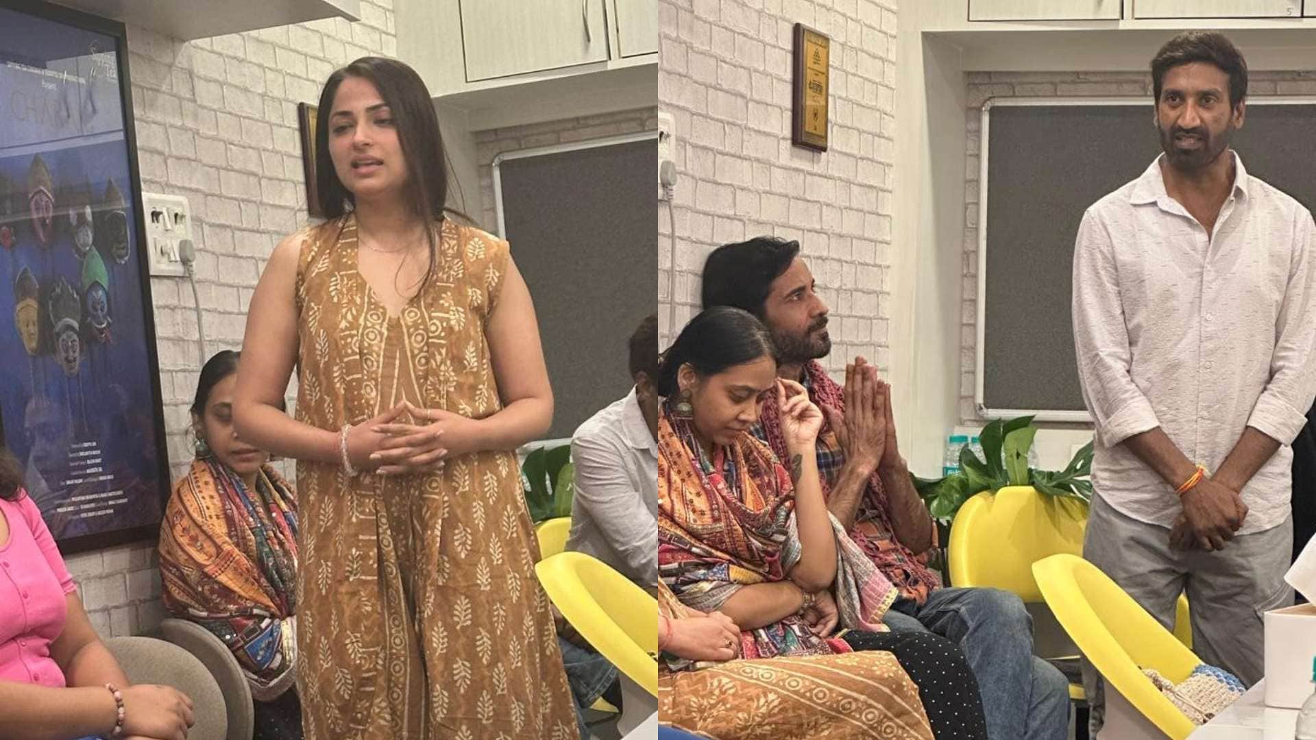 Producer Director Sudipto Sen motivates film support group apna adda with Pankaj Shukla members in dec session