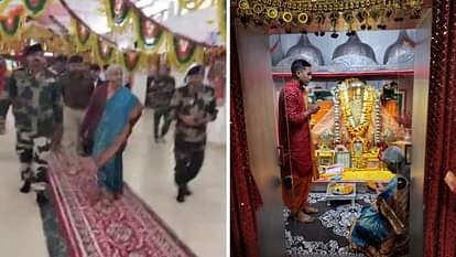 तनोटराय माता मंदिर पहुंचीं वित्त मंत्री
