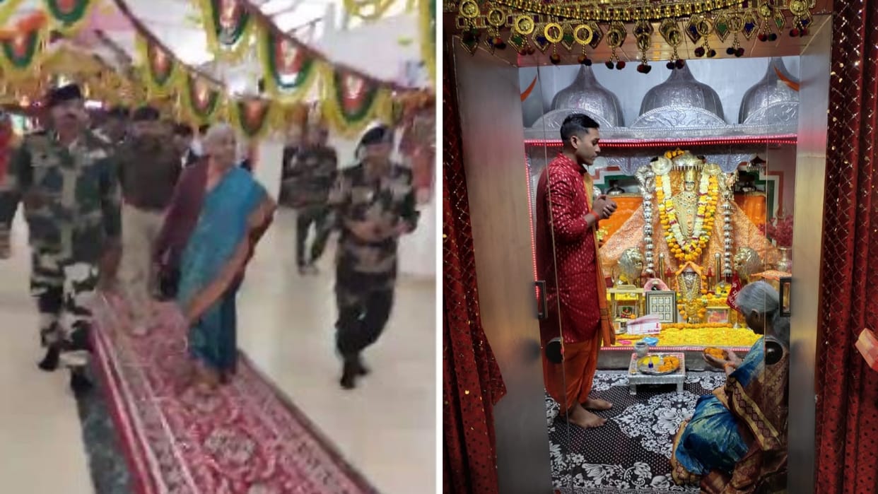 Jaisalmer News: Finance Minister reached Tanotrai Mata, met BSF soldiers and boosted their morale