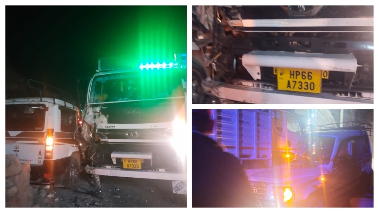 Mandi News Truck and Sumo collide in Aut five injured Accident happened on Saturday night