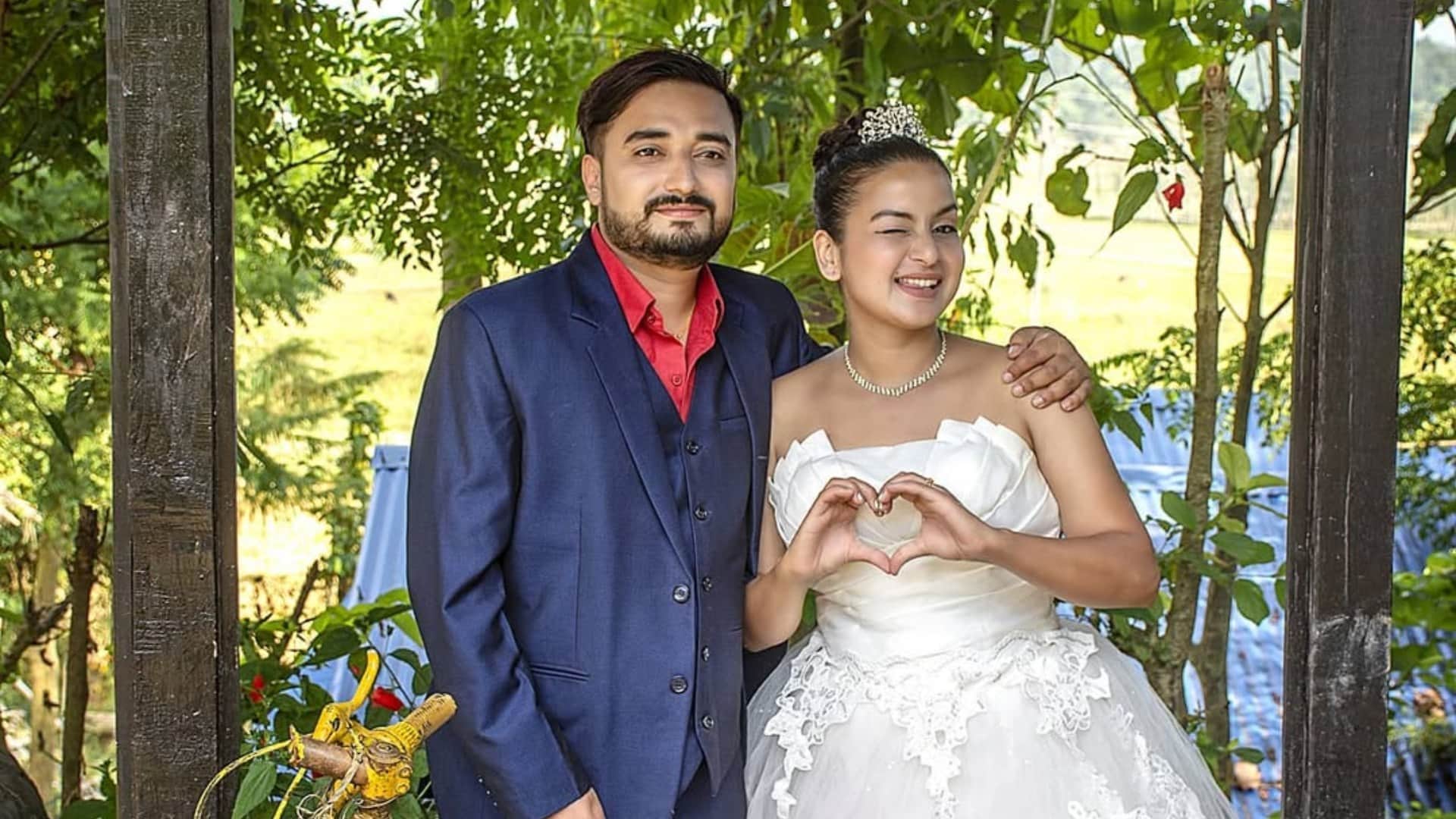 bibek pangeni died wife srijana subedi breaks down social media sensation nepali phd student heart breaking