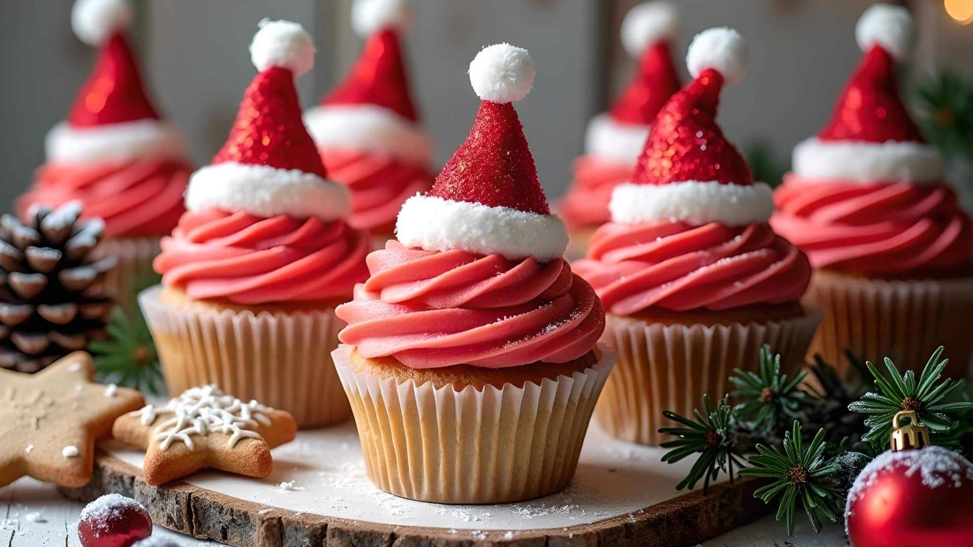 Christmas 2024 How to Make Cupcakes for Christmas Day Step by Step Process in Hindi