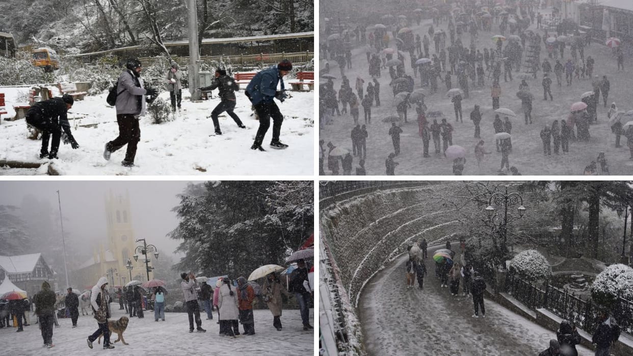 snowfall in himachal pradesh shimla imd weather update on christmas day