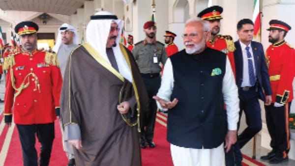 PM Narendra Modi visit India and Kuwait together called for ending cross-border terrorism