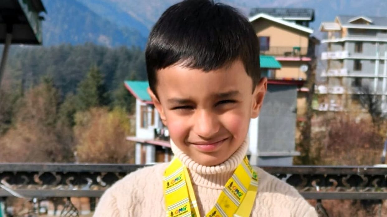 Manali Saksham sets third national record at the age of five Himachal Pradesh News