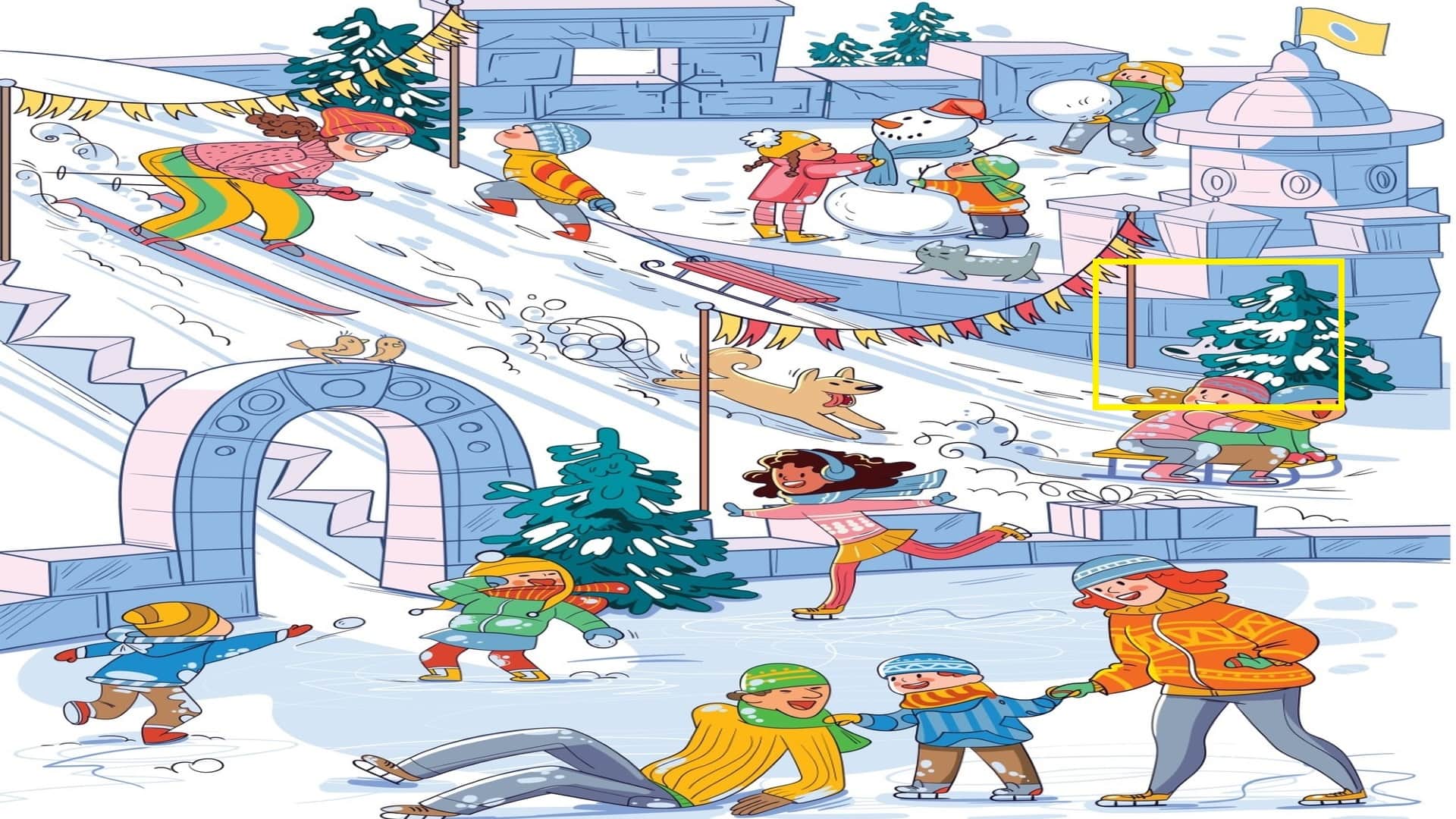 optical illusion brain test photo can you spot Bear in 15 Seconds Viral brain Teaser