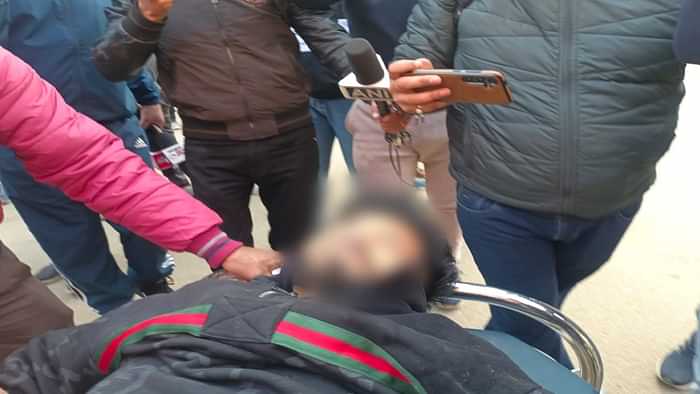 Pilibhit Encounter Police Vehicle Severely Damaged As Terrorists Open Fire News in Hindi