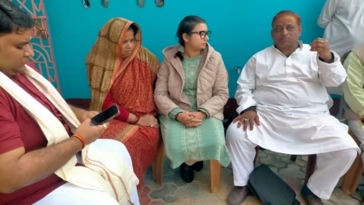 Samastipur News: MP Shambhavi Chaudhary met family of AI engineer Atul Subhash, demand of custody of child