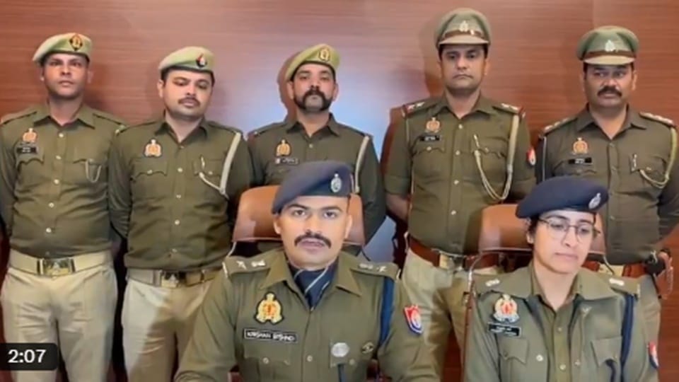 Police action in Sambhal: Six criminals arrested with weapons, were plotting to commit robbery