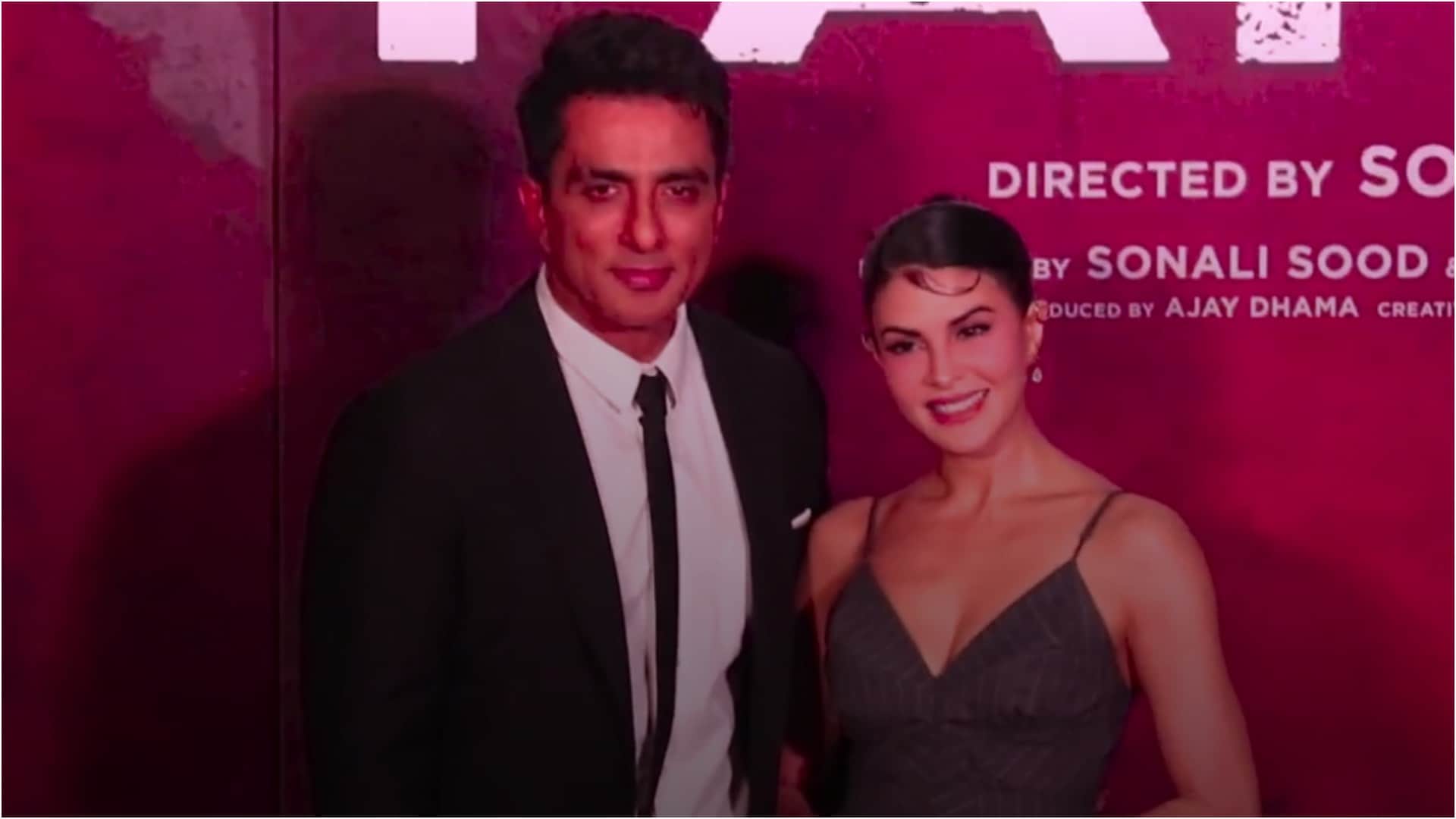 sonu sood and jacqueline fernandez at the trailer launch of upcoming Movie fateh Know Details