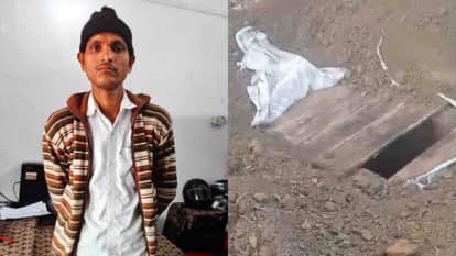 Sidhi News: The young man dug out the woman's body from the grave
