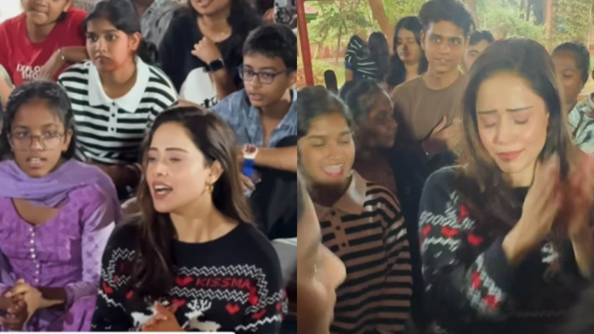 Actress Nushrratt Bharuccha Christmas Celebration With kids In Mumbai Next Film Bun Tikki
