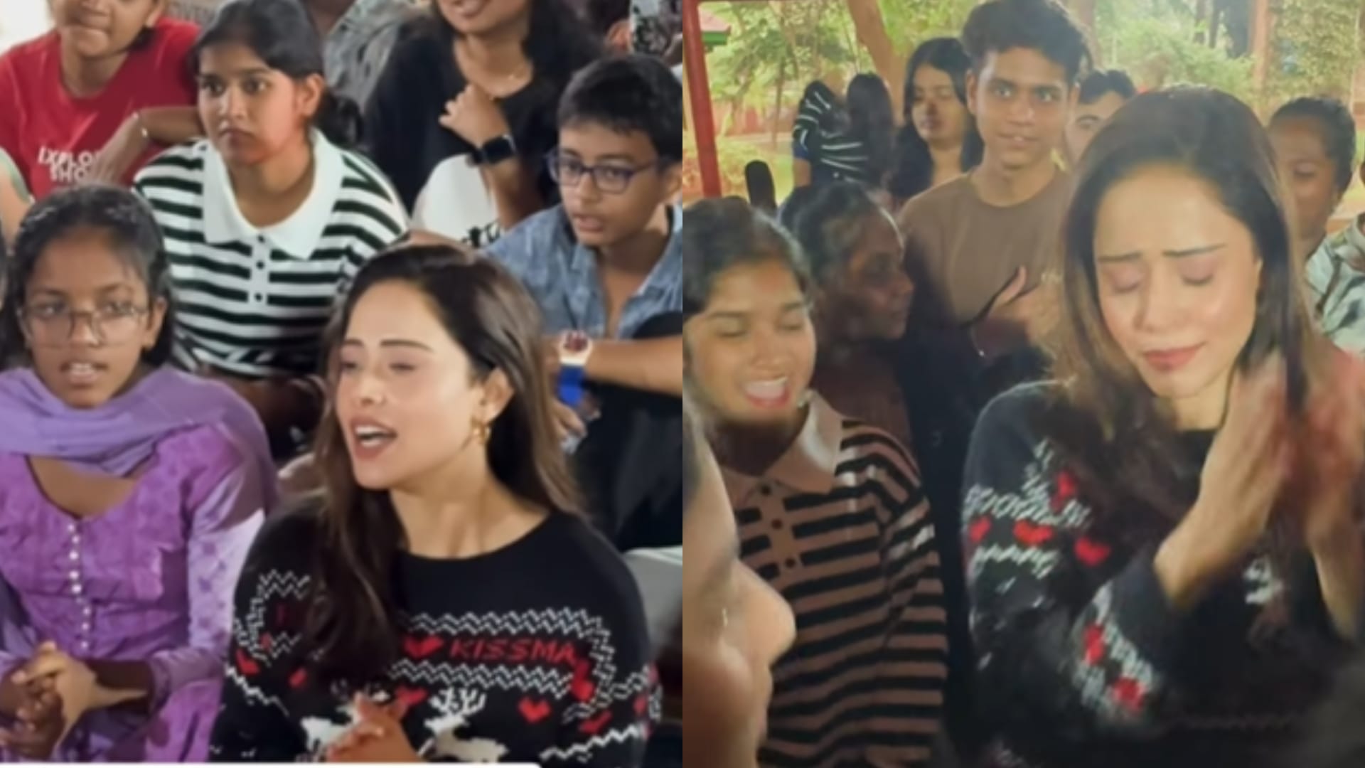 Actress Nushrratt Bharuccha Christmas Celebration With kids In Mumbai Next Film Bun Tikki