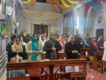 Christmas Day: Christmas celebrations everywhere, churches bathed in colorful lights, special prayers