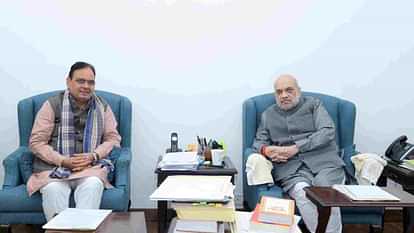 CM Bhajan Lal met Union Home Minister Amit Shah in Delhi