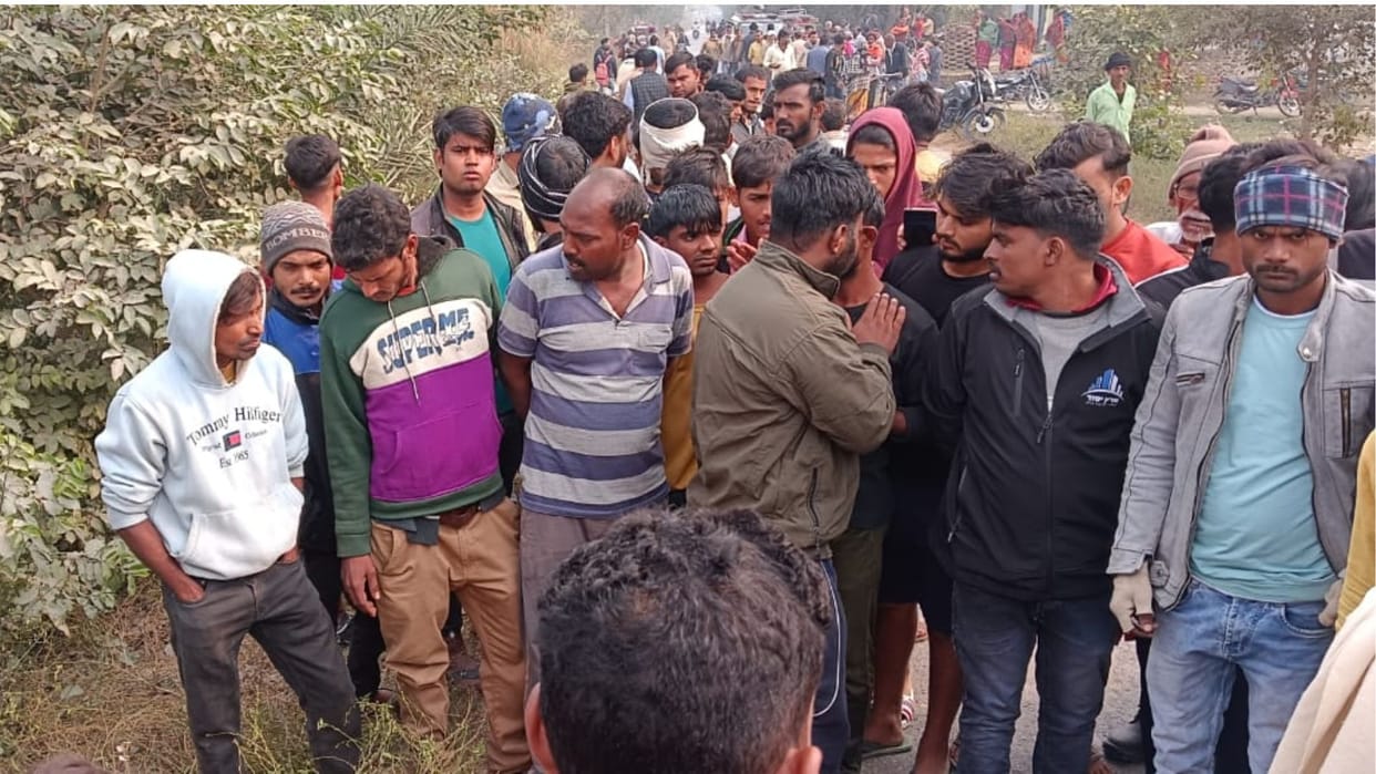 boy died and two injured in road accident involving DCM and bike in Mau