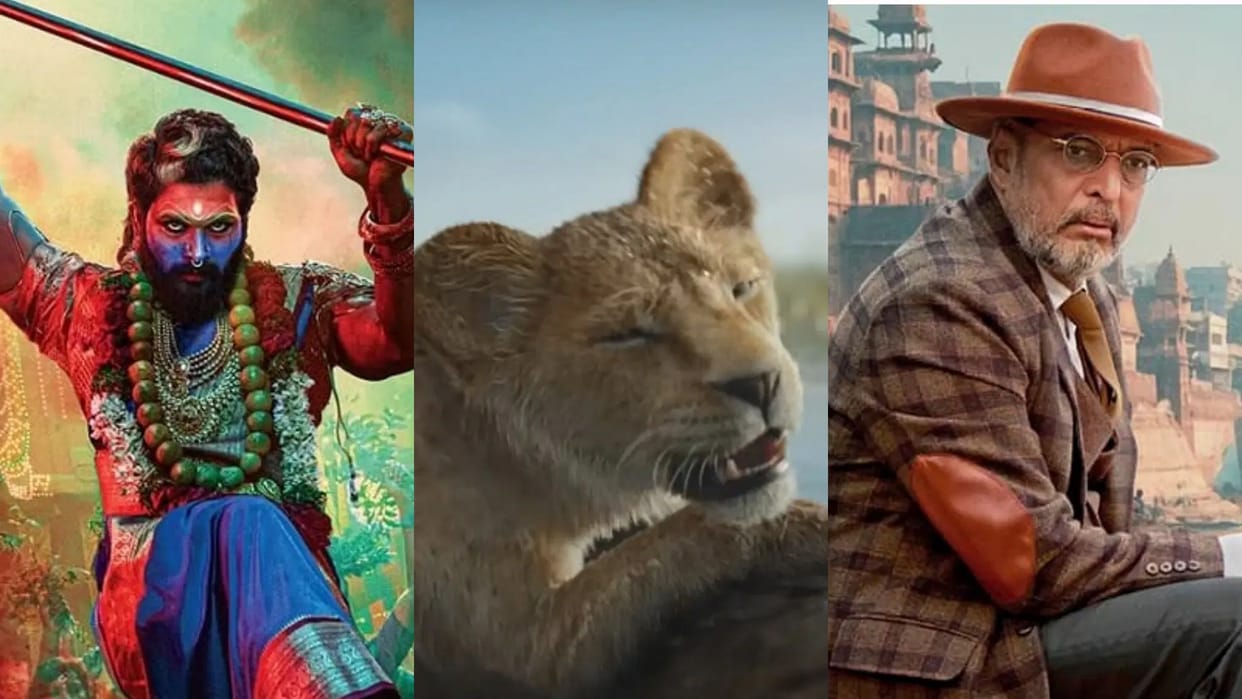 Box Office Collection Report Monday Pushpa 2 the rule Vanvaas Mufasa The Lion King Total Earnings India