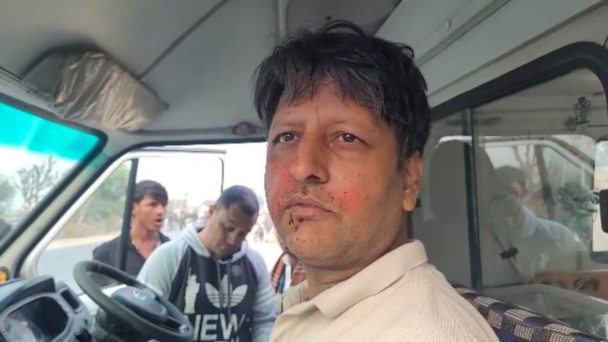 Tonk News: Car Catches Fire After Collision with Truck on Diggi Highway, Driver Escapes Unharmed