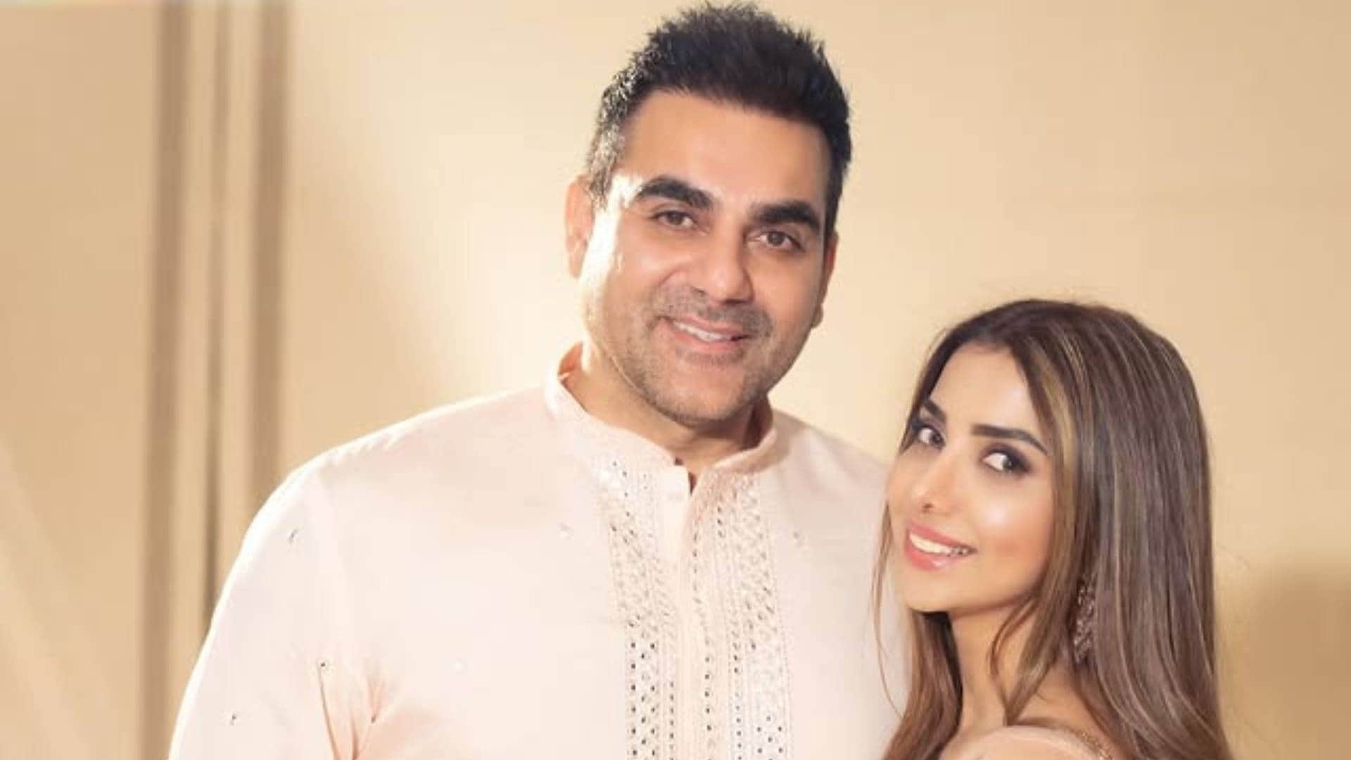 Arbaaz Khan Sshura Khan have shared pictures and sweet messages on their first wedding anniversary