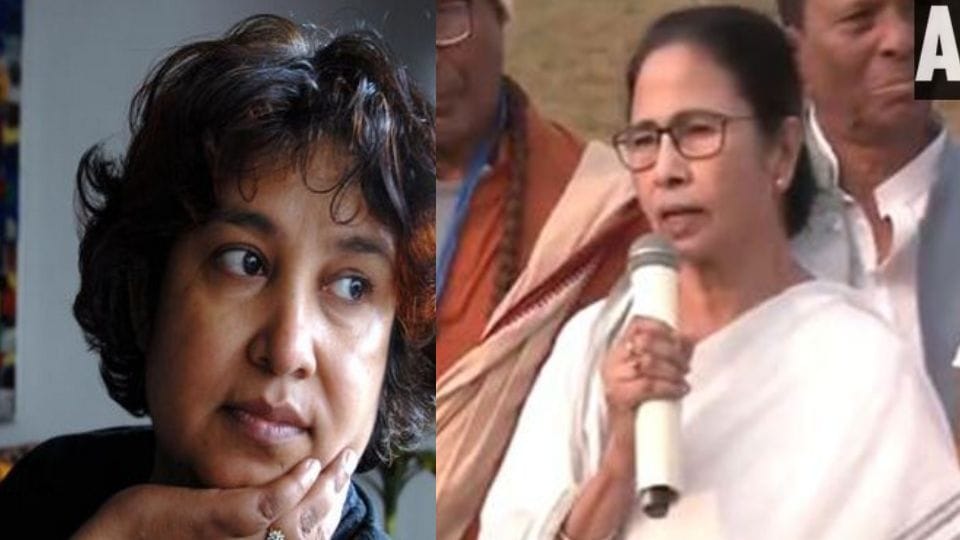 West Bengal theatre festivals Taslima Nasreen accuses Mamata govt of removing of Lajja play
