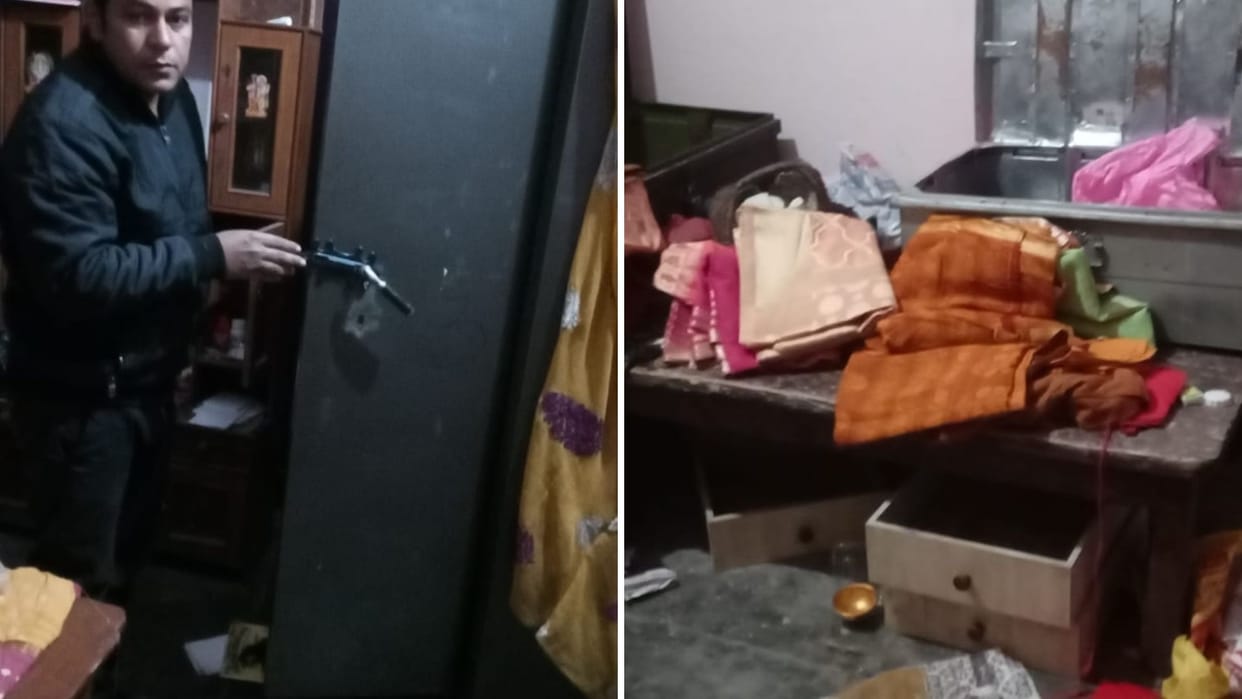 Terror of thieves in Patanhi village closed house searched masked men caught in CCTV police searching for t