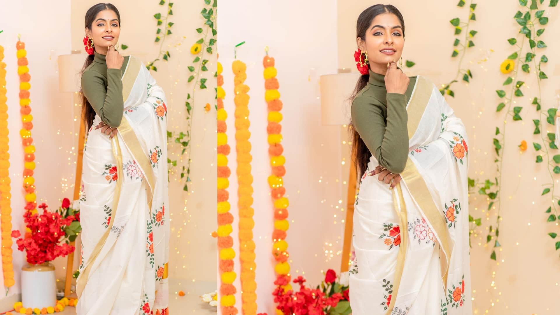 Raksha Bandhan 2025 trendy hairstyles with saree and suit with pictures