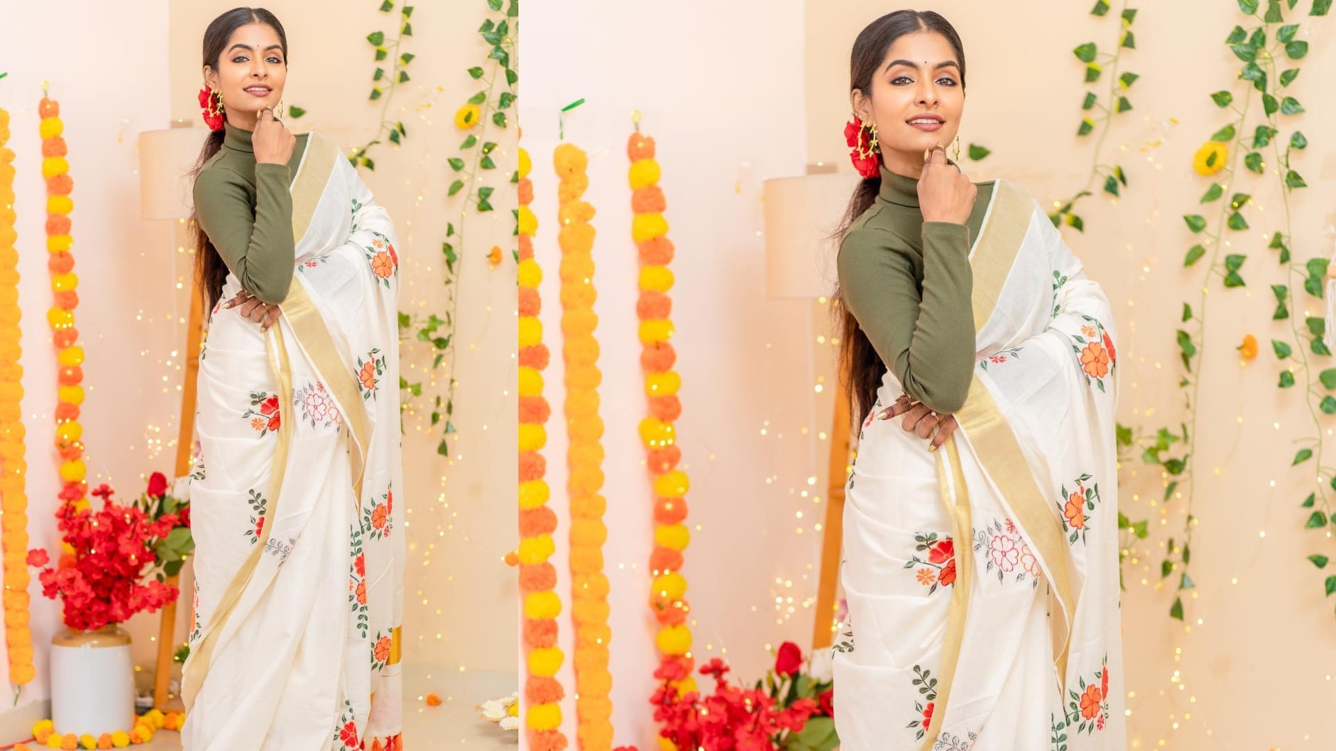 Raksha Bandhan 2025 trendy hairstyles with saree and suit with pictures