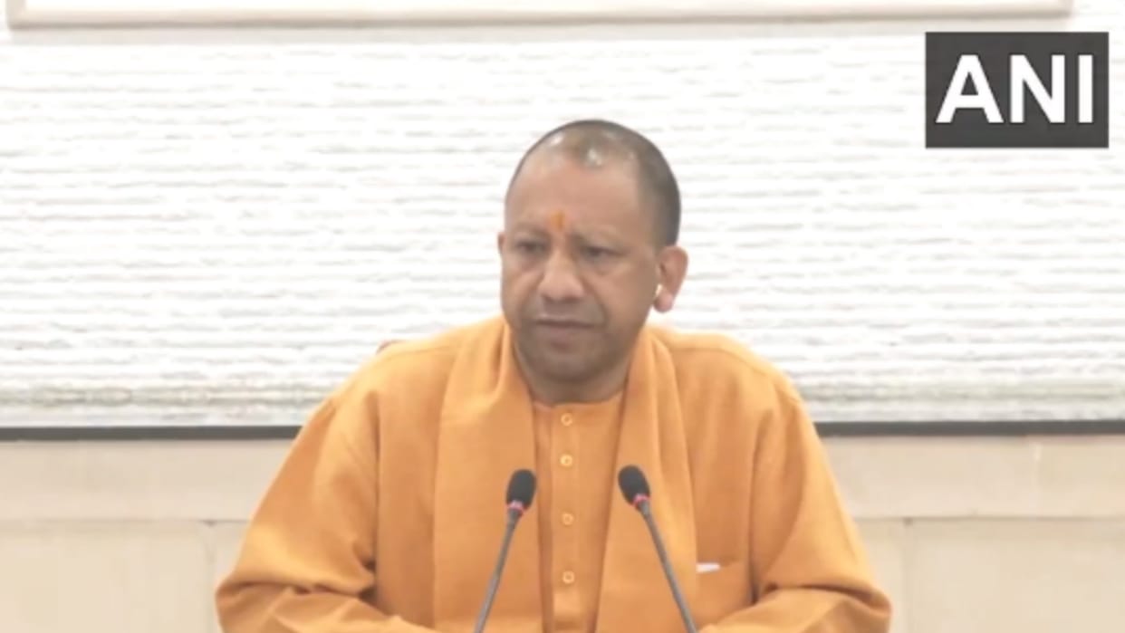 CM Yogi Adityanath press conference in Lucknow.