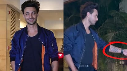 Salman Khan Brother In law And Antim Film Actor Aayush Sharma Tattoo Viral In Social Media