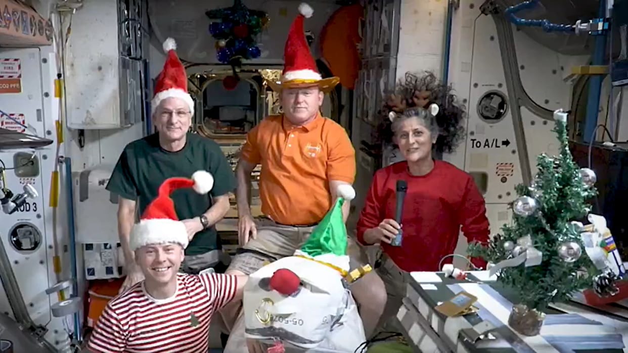 Sunita Williams and crew aboard International Space Station extended heartwarming Christmas