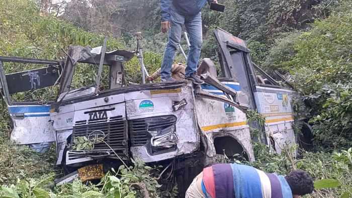 Bhimtal Bus Accident roadways bus Accident near Amdalli Death many people injured Almora Haldwani Watch Photos