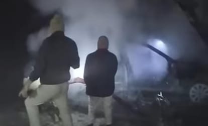 Bihar News: Two people died in road accidents in Purnia and Muzaffarpur; Car burnt after hitting pole