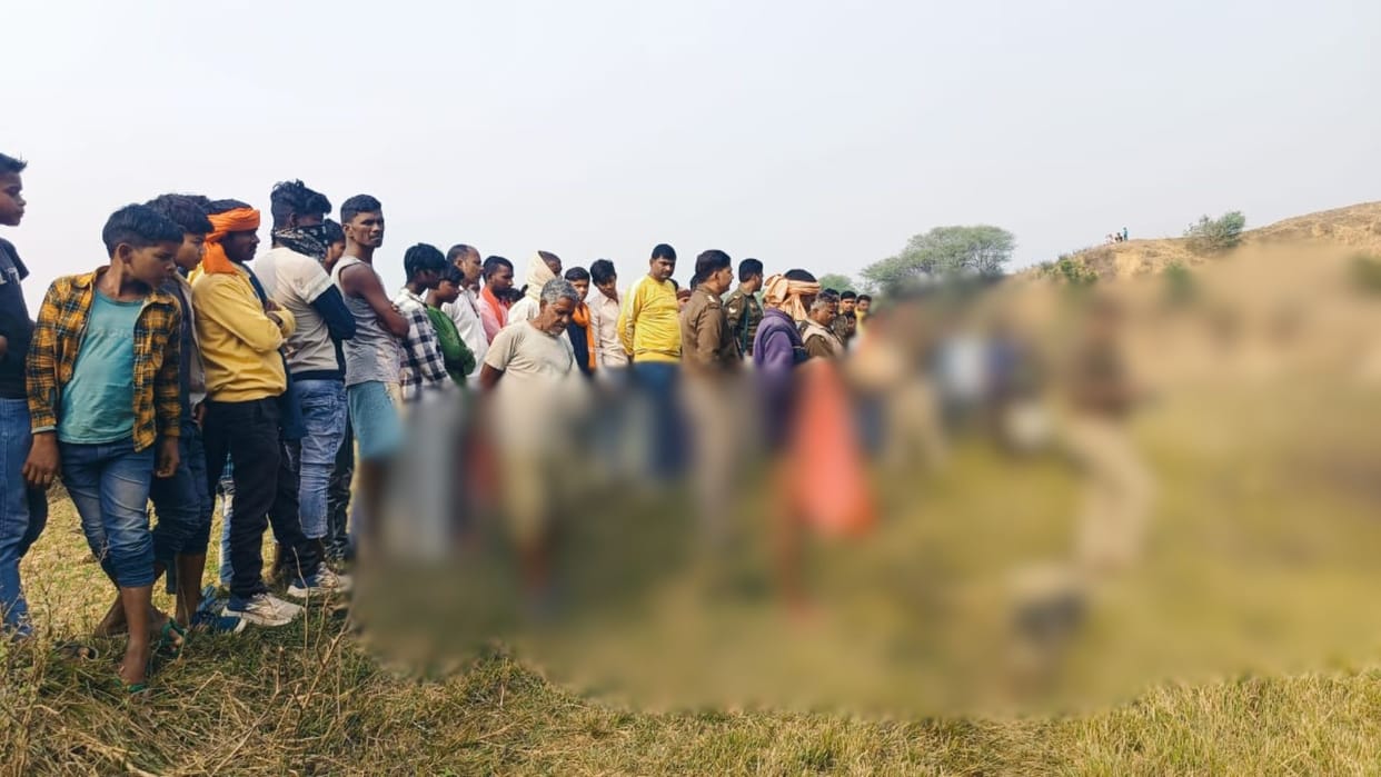 Sensation due to finding the body of a middle aged man on the banks of Pandu river he was missing for five da