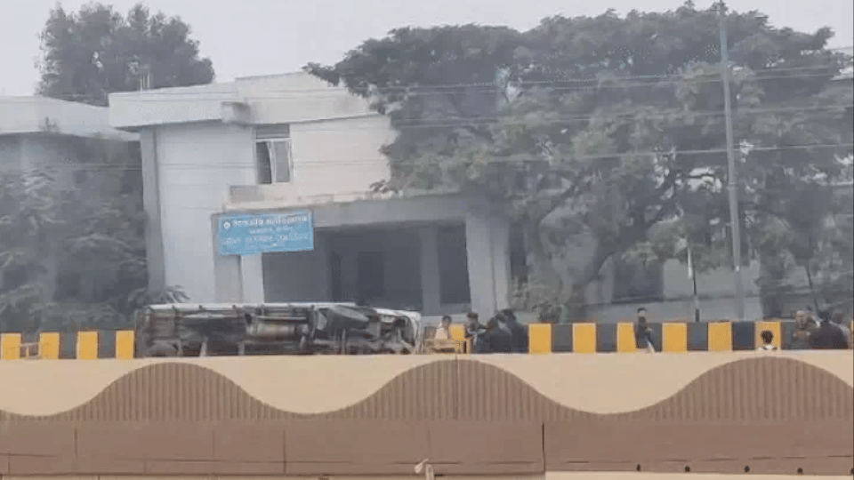 indore news road accident died