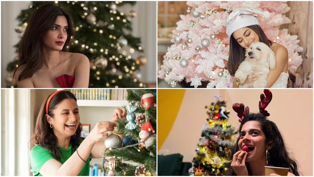 Celebs Christmas Celebration pictures suhana khan avneet kaur bhumi pednekar sharvri wagh alaya f