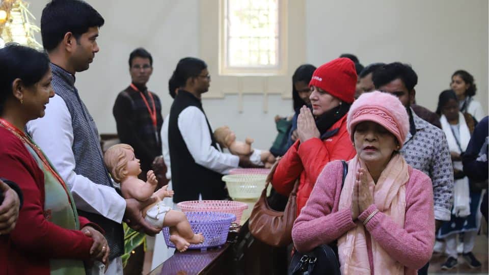 Christmas celebrated with great enthusiasm in Delhi