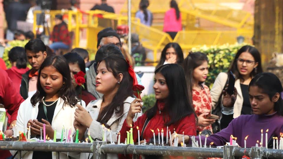 Christmas celebrated with great enthusiasm in Delhi