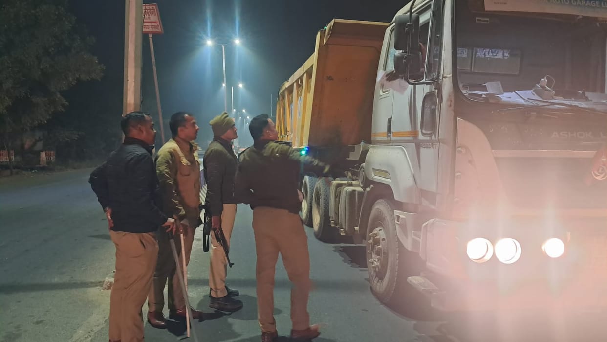 Mining mafia took help of Google location trucks running recklessly nine vehicles seized