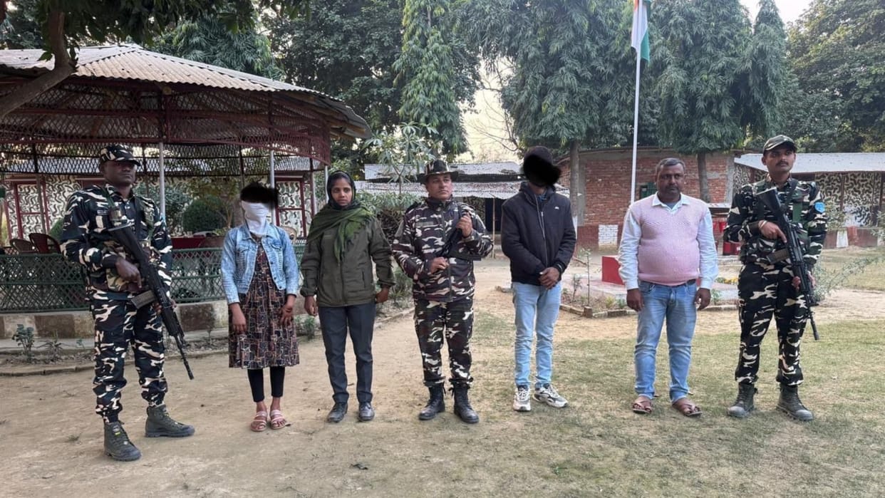 Madhubani News: SSB caught youth fleeing to Nepal with his minor girlfriend, he was planning to marry her