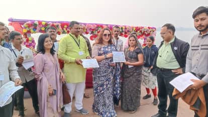 Maheshwar Testing of prototype boat to take river tourism to new heights what Bidisha Mukherjee said