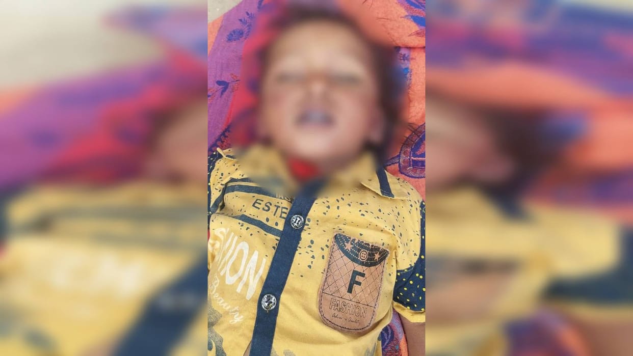 Shahdol One and a half year old child died after drowning in well mourning spread in village