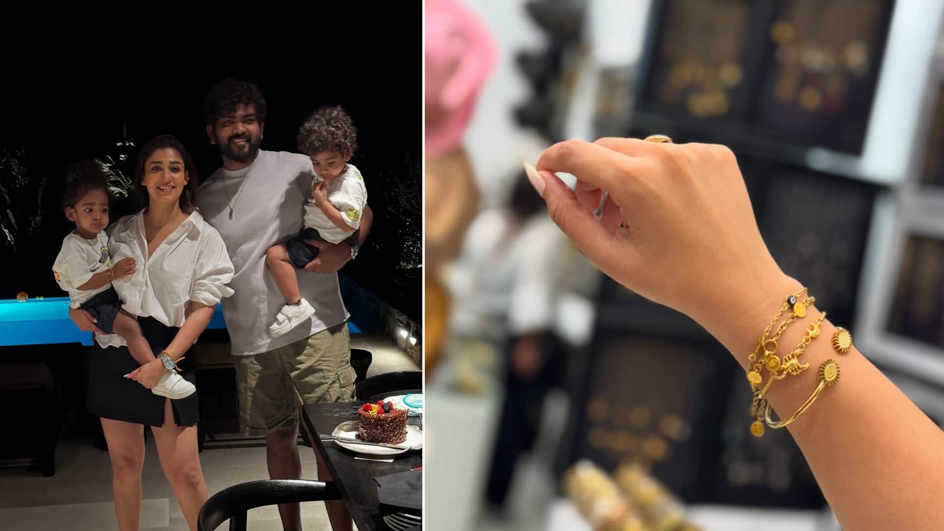 Nayanthara shares glimpses of Paris Mykonos holiday with husband Vignesh Shivan twin sons Uyir Ulag
