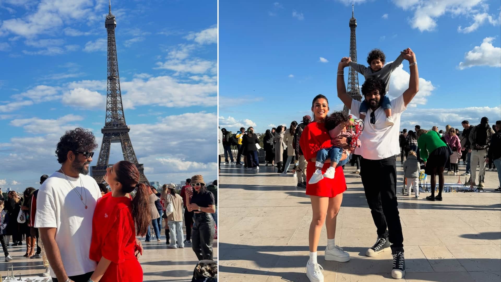 Nayanthara shares glimpses of Paris Mykonos holiday with husband Vignesh Shivan twin sons Uyir Ulag