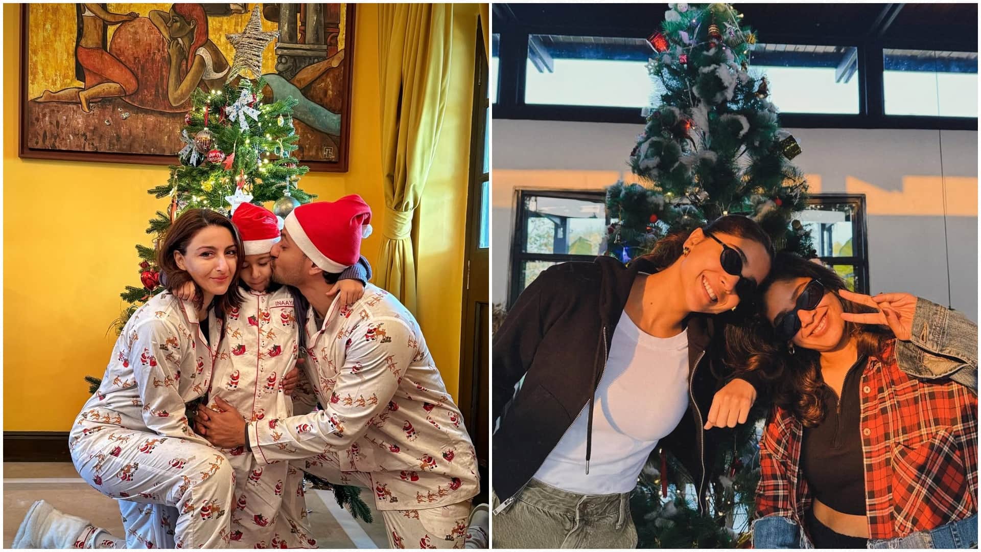Celebs Christmas Celebration pictures suhana khan avneet kaur bhumi pednekar sharvri wagh alaya f