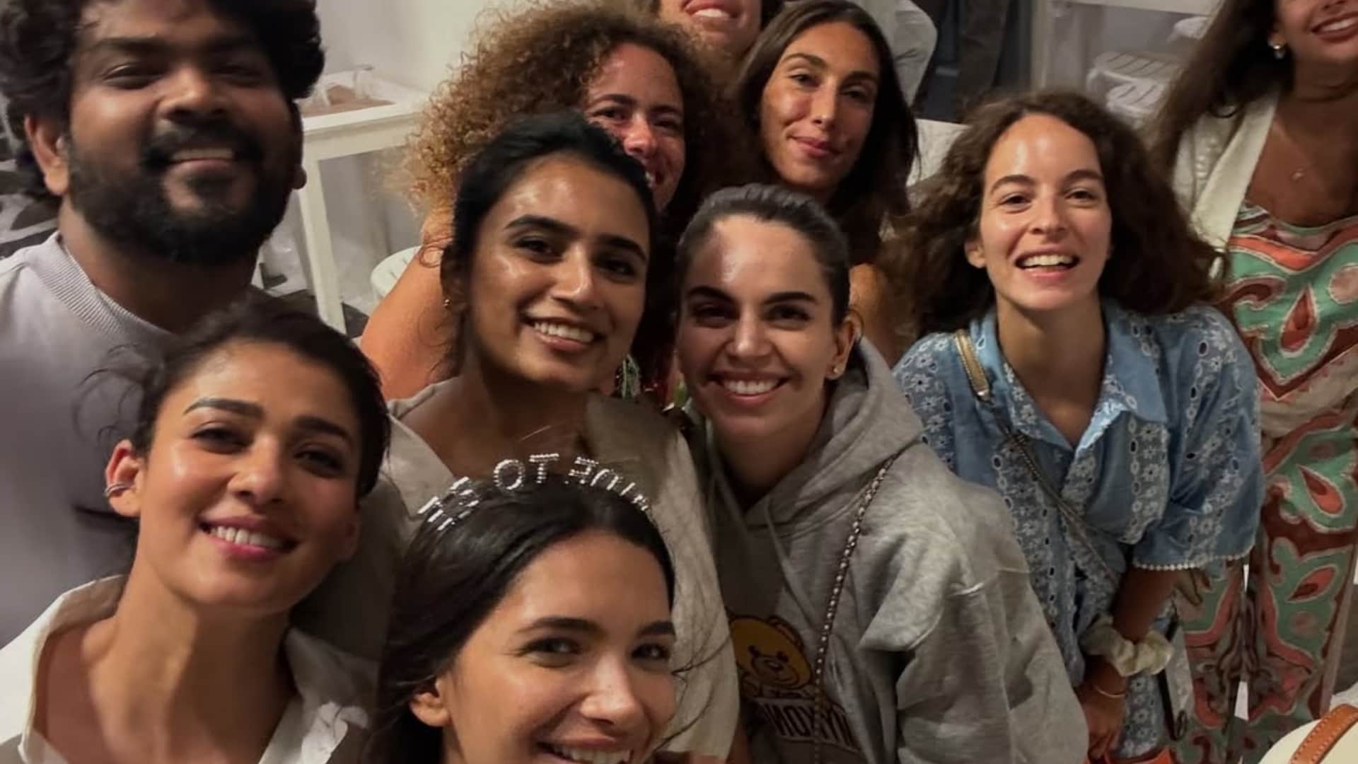 Nayanthara shares glimpses of Paris Mykonos holiday with husband Vignesh Shivan twin sons Uyir Ulag